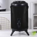 SOGA 4X 12L Stainless Steel Insulated Milk Tea Barrel Hot and Cold Bev